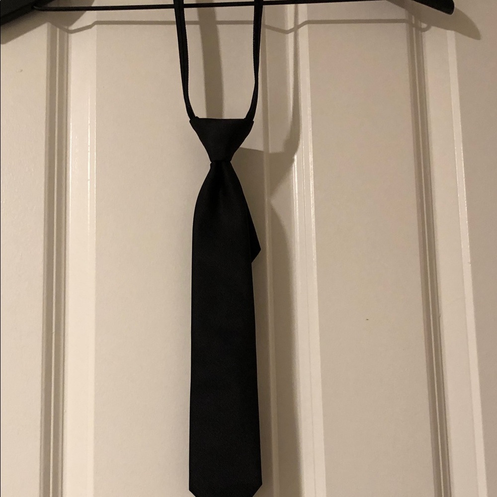 Cat & Jack Black Kids Tie